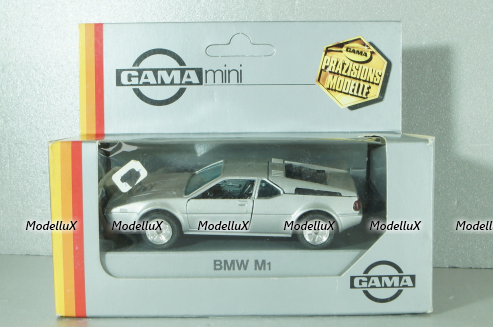 BMW M1 (E26) 1978, silver, 1108, GAMA 1:43