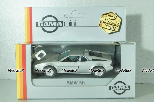 BMW M1 (E26) 1978, silver, 1108, GAMA 1:43