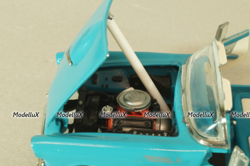 Ford Thunderbird 1956, blue, Franklin Mint 1:43 Уценка!