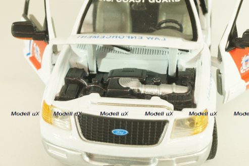 Ford Expedition Police U.S Coast Guard 2003, white, 176316, Gearbox 1:43