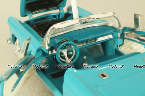 Ford Thunderbird 1956, blue, Franklin Mint 1:43 Уценка!