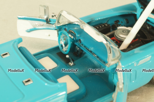 Ford Thunderbird 1956, blue, Franklin Mint 1:43 Уценка!