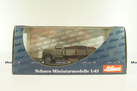 Opel Blitz S 3t , truck with coal, grey, 03052, Schuco 1:43