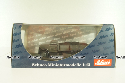 Opel Blitz S 3t , truck with coal, grey, 03052, Schuco 1:43