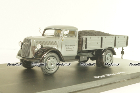 Opel Blitz S 3t , truck with coal, grey, 03052, Schuco 1:43