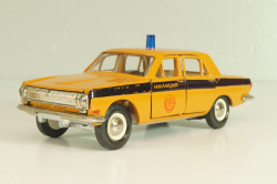 Газ-24 Волга, милиция, 1989г., Тантал/Радон 1:43