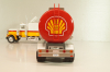 Peterbilt 359 with semi trailer fuel tanker "Shell", yellow/white/silver, American Truck, Spain #1, Altaya 1:43