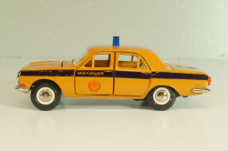 Газ-24 Волга, милиция, 1989г., Тантал/Радон 1:43