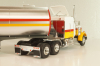 Peterbilt 359 with semi trailer fuel tanker "Shell", yellow/white/silver, American Truck, Spain #1, Altaya 1:43