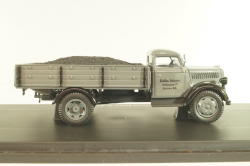 Opel Blitz S 3t , truck with coal, grey, 03052, Schuco 1:43