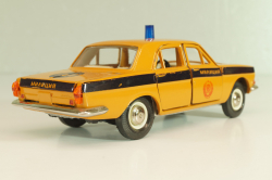 Газ-24 Волга, милиция, 1989г., Тантал/Радон 1:43