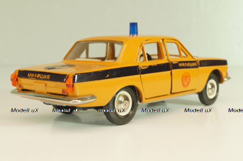Газ-24 Волга, милиция, 1989г., Тантал/Радон 1:43