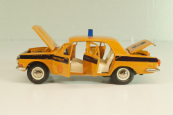 Газ-24 Волга, милиция, 1989г., Тантал/Радон 1:43