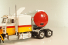 Peterbilt 359 with semi trailer fuel tanker "Shell", yellow/white/silver, American Truck, Spain #1, Altaya 1:43