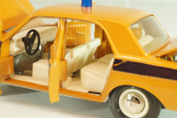 Газ-24 Волга, милиция, 1989г., Тантал/Радон 1:43