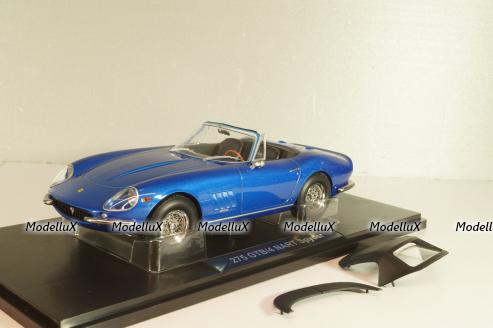 Ferrari 275 GTB/4 NART Spyder 1967, blue, KKDC180238, KK-Scale 1:18 