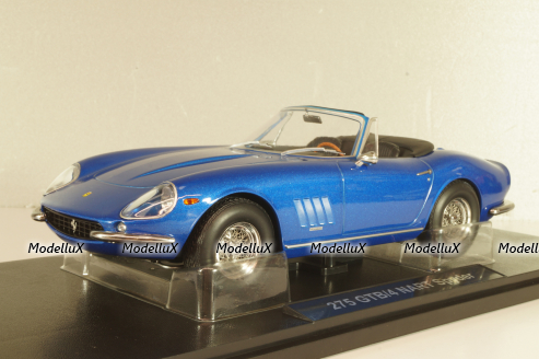 Ferrari 275 GTB/4 NART Spyder 1967, blue, KKDC180238, KK-Scale 1:18 