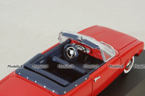 Ford Taunus Badew cabriolet 1960, red, ART. 184, Detail Cars 1:43