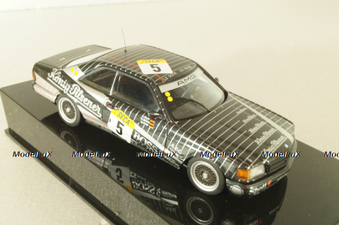 Mercedes-Benz 500 SEC AMG (W126) #5 SPA 1989, black, 68931, AutoArt 1:43