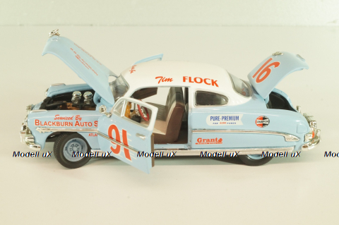 Hudson Hornet #91 NASCAR, Tim Flock/Jocko Flocko, blue/white, RB3402SP, TeamCaliber 1:43