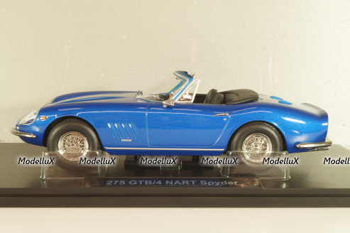 Ferrari 275 GTB/4 NART Spyder 1967, blue, KKDC180238, KK-Scale 1:18 