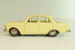 Москвич-412 А2, бледно-желтый, капот 3 зажима (ранний), Тантал/Радон 1:43