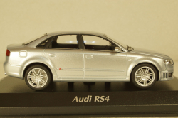 Audi RS4, 2004 silver metallic, 940014601, Maxichamps 1:43