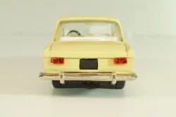 Москвич-412 А2, бледно-желтый, капот 3 зажима (ранний), Тантал/Радон 1:43