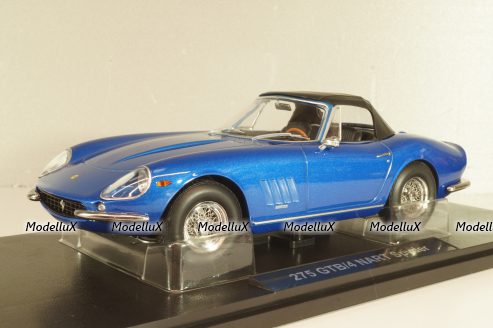 Ferrari 275 GTB/4 NART Spyder 1967, blue, KKDC180238, KK-Scale 1:18 