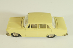 Москвич-412 А2, бледно-желтый, капот 3 зажима (ранний), Тантал/Радон 1:43