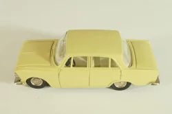 Москвич-412 А2, бледно-желтый, капот 3 зажима (ранний), Тантал/Радон 1:43