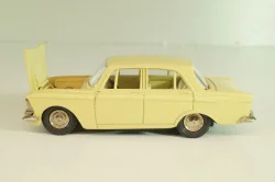 Москвич-412 А2, бледно-желтый, капот 3 зажима (ранний), Тантал/Радон 1:43