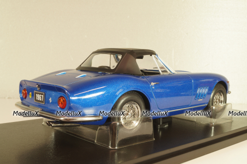 Ferrari 275 GTB/4 NART Spyder 1967, blue, KKDC180238, KK-Scale 1:18 