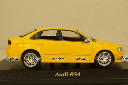 Audi RS4, 2004 yellow, 940014600, Maxichamps 1:43