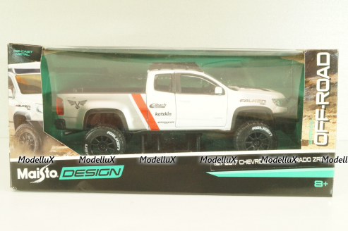 Chevrolet Colorado ZR2 Pick Up 2017 white, 32534, Maisto 1:24
