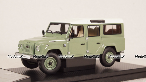 LAND ROVER DEFENDER 110 HERITAGE EDITION – 2015 GREEN, Almost Real 1:43