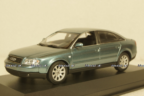 Audi A6 C5, 1997 green metallic, 940017101, Maxichamps 1:43
