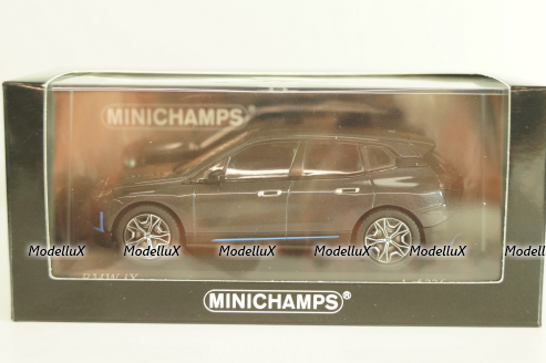 BMW IX 2023, grey metallic, 410024300, Minichamps 1:43