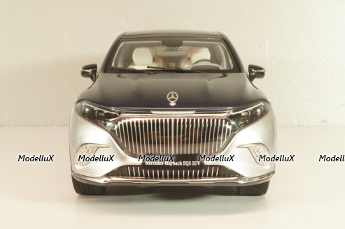 Mercedes-Maybach EQS 680 SUV (Z296) 2024 blue/silver, B66960593, NZG 1:18