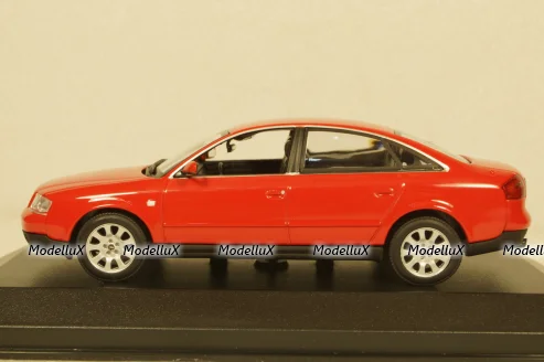 Audi A6 C5, 1997 red, 940017100, Maxichamps 1:43 уценка трещина в боксе