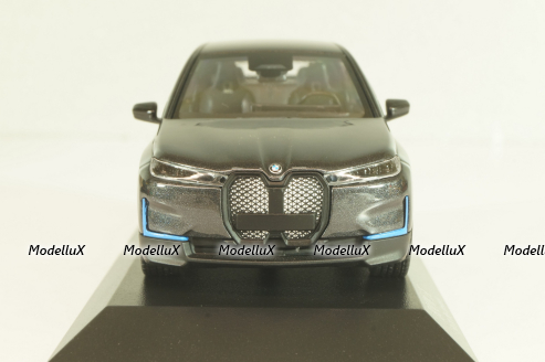 BMW IX 2023, grey metallic, 410024300, Minichamps 1:43
