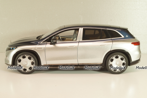 Mercedes-Maybach EQS 680 SUV (Z296) 2024 blue/silver, B66960593, NZG 1:18