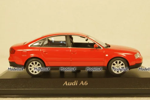 Audi A6 C5, 1997 red, 940017100, Maxichamps 1:43 уценка трещина в боксе