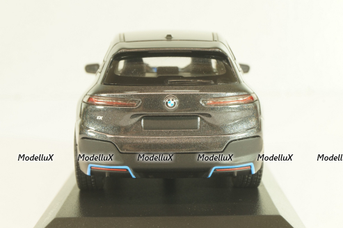 BMW IX 2023, grey metallic, 410024300, Minichamps 1:43