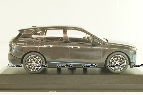 BMW IX 2023, grey metallic, 410024300, Minichamps 1:43