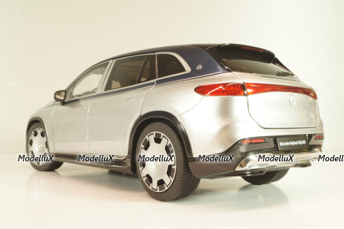 Mercedes-Maybach EQS 680 SUV (Z296) 2024 blue/silver, B66960593, NZG 1:18