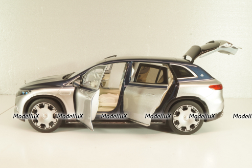 Mercedes-Maybach EQS 680 SUV (Z296) 2024 blue/silver, B66960593, NZG 1:18
