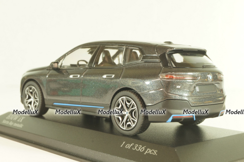 BMW IX 2023, grey metallic, 410024300, Minichamps 1:43