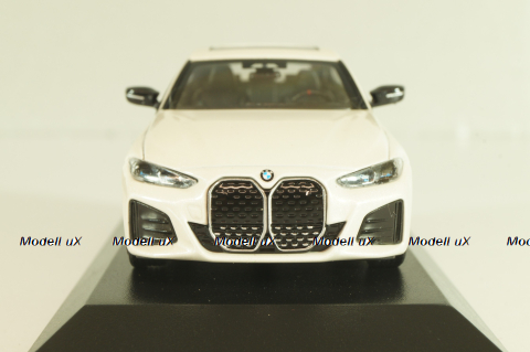 BMW I4 M50 Gran Coupe xDrive (G26) 2022, white metallic, 410024000, Minichamps 1:43