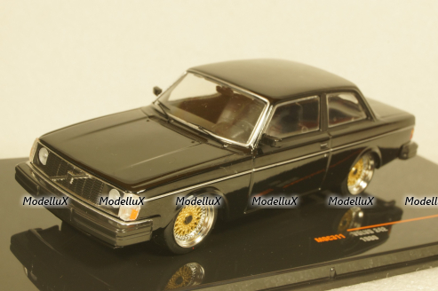 Volvo 242 Custom 1980 black, MOC311, IXO 1:43